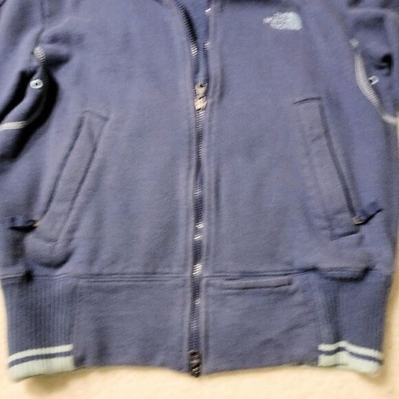 THE NORTH FACE Women's Blue Jacket Full Zipper Size Small - Picture 3 of 8